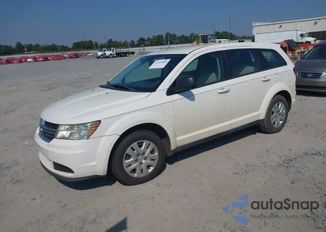 2013 Dodge Journey American Value Pkg из США, поврежденный, VIN 3C4PDCAB8DT695390